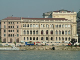 Fototapeta na wymiar Building in Budapest Hungary along the river Danube 