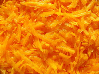 fresh yellow pumpkin ready for cooking