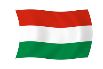 Obraz premium Ungarn Flagge