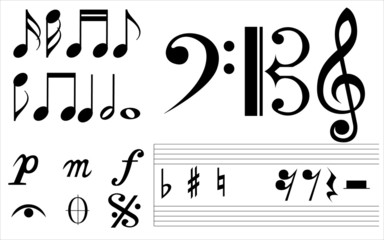 Fototapeta premium Musical Notation