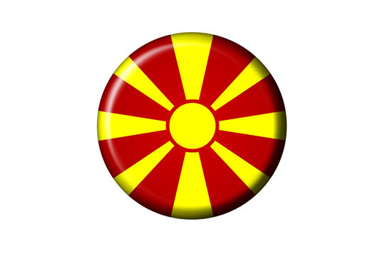 Mazedonien Flaggen Button