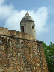 Fototapeta na wymiar garita de Castillo santa Rosa, La Asunción, Margarita