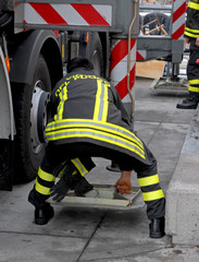 Obraz premium vigile del fuoco