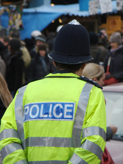 Fototapeta premium Policia Inglés
