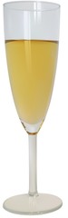Champagne glass - detailed and photorealistic illustration