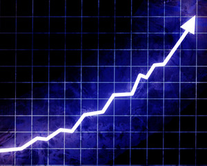 Arrow graph going up