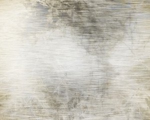 Brushed alluminium metal plate with reflection