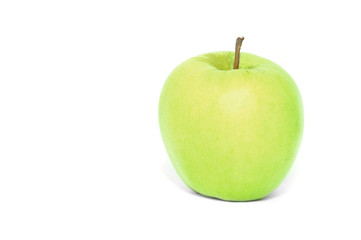 Green apple isolated