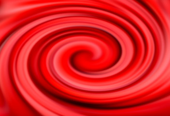 Red twirled icecream - abstract