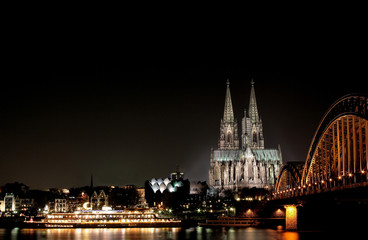 Fototapeta premium Cologne à Noël