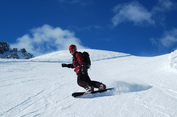 Snowboard man