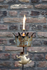 Froschkönig Öl Lampe