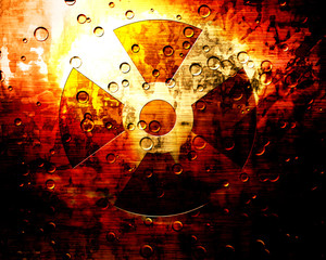 Panneau d& 39 avertissement nucléaire