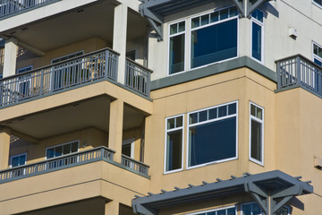 Modern condominium complex