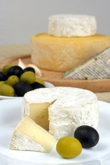 Cheese and olives
