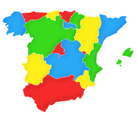 Carte Espagne