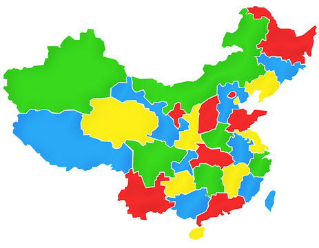 Carte Chine