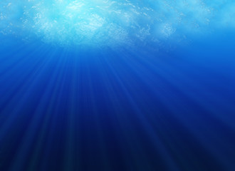 Looking up from under water