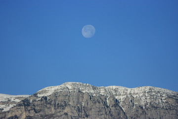 Mountain&moon