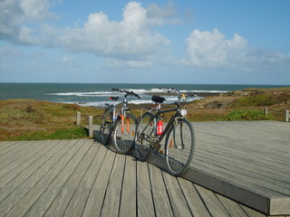 Fototapeta premium Vacances en vélo