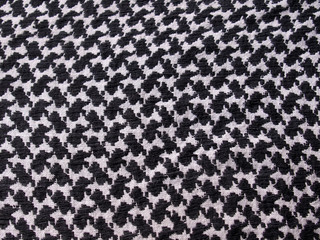 The arabic black-and-white cloth pattern background