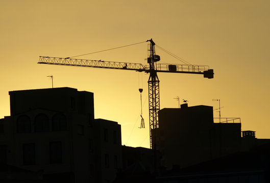 Grua de contrucci&oacute;n