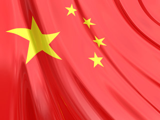 Glossy Flag of China