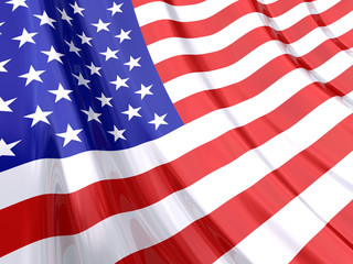 Glossy Flag of USA