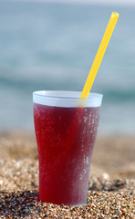 Getraenk am Strand