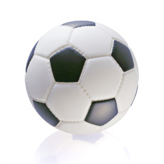 Obraz premium Soccer ball or football on white background