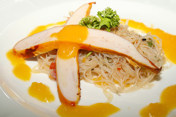 Meat and Pasta Dish