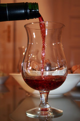wein einschenken