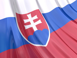 Glossy Flag of Slovakia