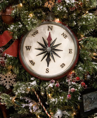 Compass Christmas Ornament