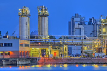 Obraz premium Chemical night scene