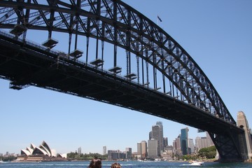 Sydney under the bridge