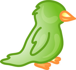 Illustration of a pet parrot icon