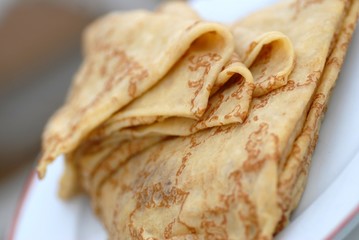 crèpes de froment - galettes sucrées
