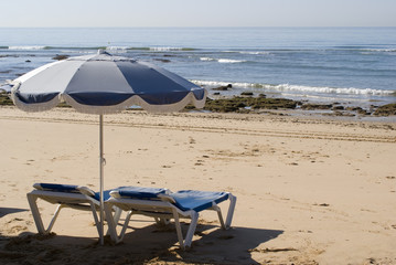 Oura Beach Parasols