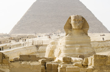 The Great Sphinx of Giza near Cairo, Egypt.
