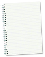Cahier à spirales (ligné)