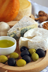 cheese and olives breakfast