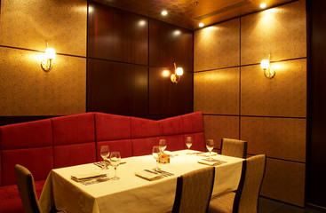 Interior of the restaurant