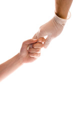 doctor and patient hands