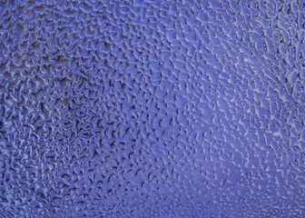 Water drops in bottle..