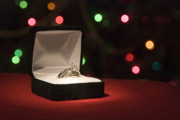 A beautiful 2 carat wedding ring with shallow DOF