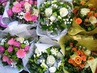 Bouquets de fleurs