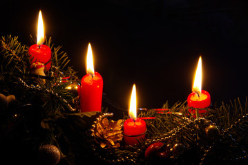 Adventsgesteck 20