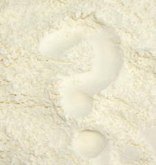 Imprint on the flour- ?