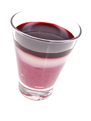 blaubeer frucht mousse